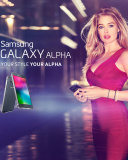 Screenshot №1 pro téma Samsung Galaxy Alpha Advertisement with Doutzen Kroes 128x160