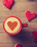 Coffee Made With Love wallpaper 128x160
