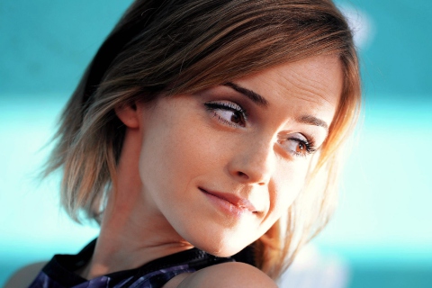 Sweet Emma Watson wallpaper 480x320