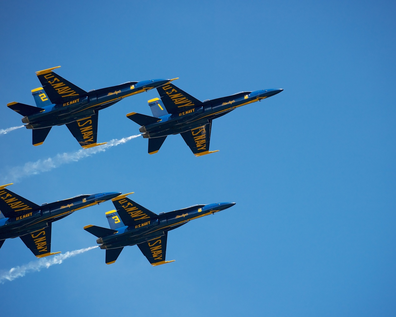 Обои US Navy Blue Angels 1280x1024