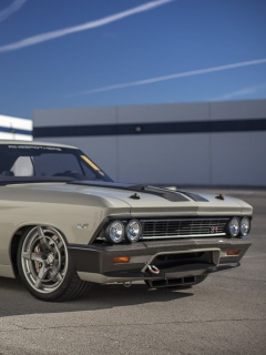 Das 1966 Chevrolet Chevelle Custom Wallpaper 240x320