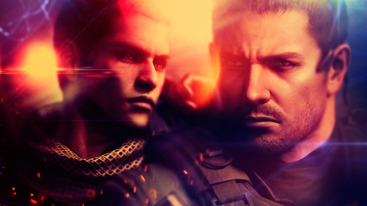 Das Resident Evil 6, Chris Redfield & Piers Nivans Wallpaper 1280x720