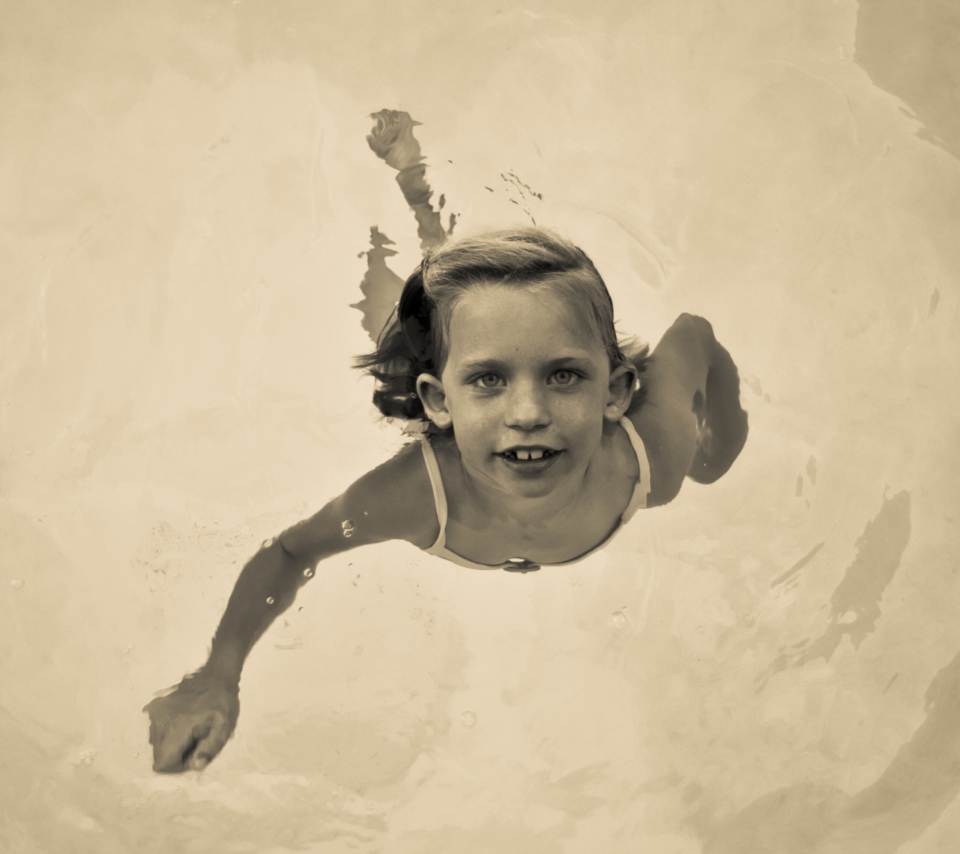Swim Across The World wallpaper 960x854