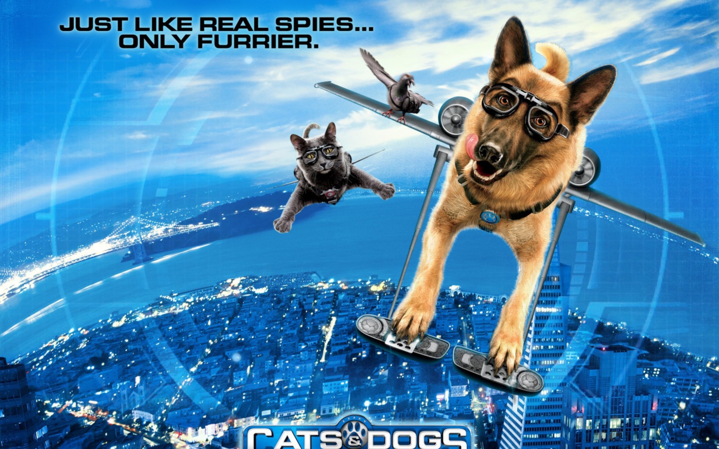 Cats & Dogs: The Revenge of Kitty Galore wallpaper 1440x900