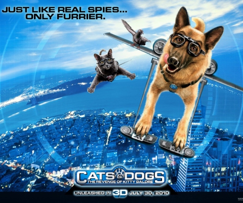 Cats & Dogs: The Revenge of Kitty Galore wallpaper 480x400