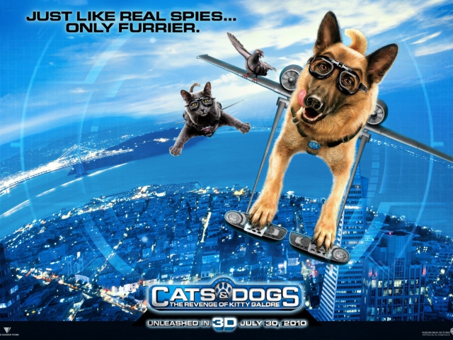 Cats & Dogs: The Revenge of Kitty Galore wallpaper 640x480