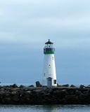Das White Lighthouse Wallpaper 128x160
