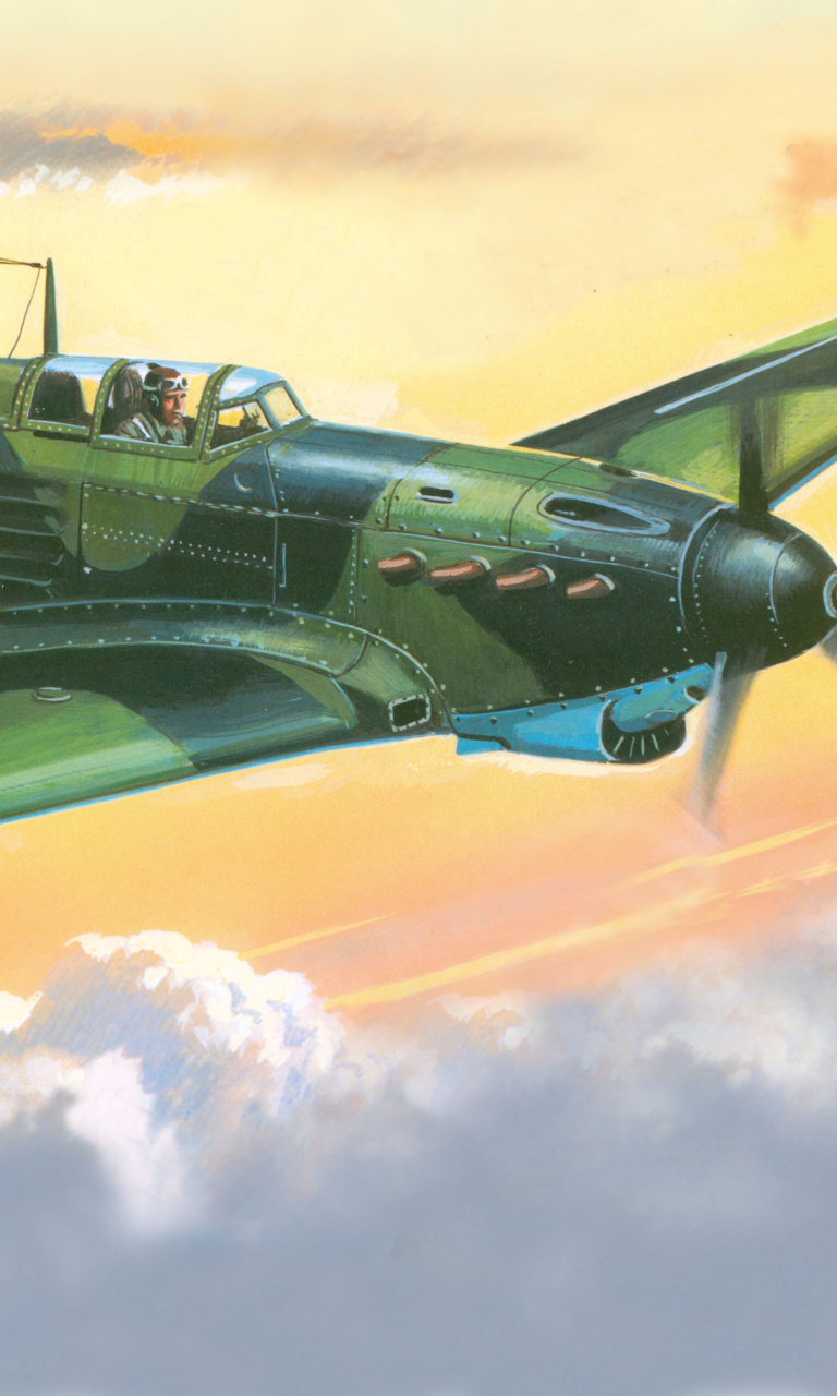Yakovlev Yak 7 Fighter wallpaper 768x1280