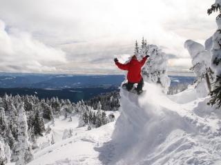 Sfondi Extreme Snowboarding 320x240