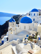 Fondo de pantalla Greece, Santorini 132x176