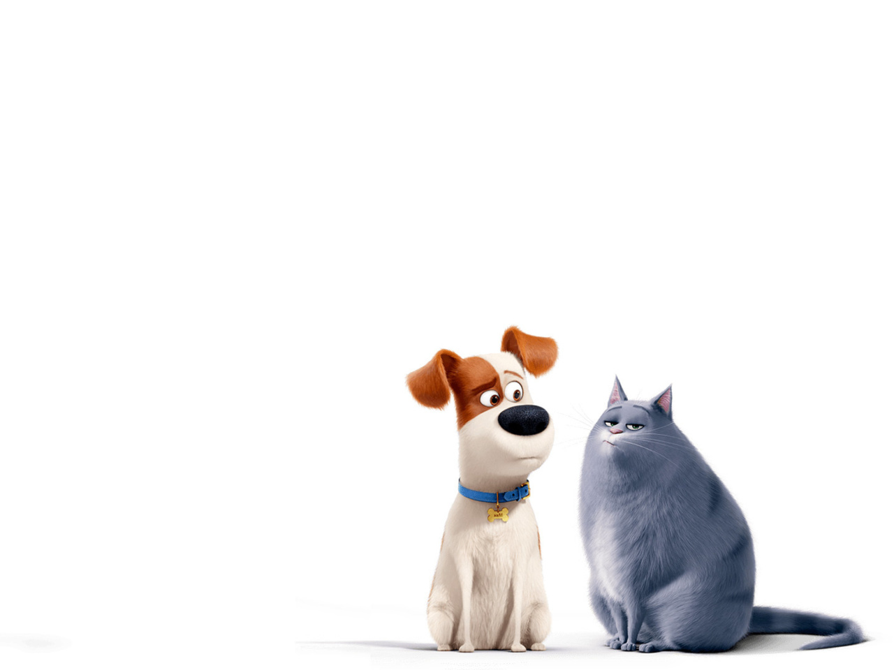 Sfondi The Secret Life of Pets Max and Chloe 1280x960