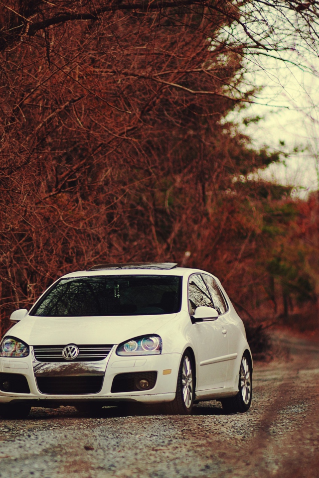 Volkswagen in Forest screenshot #1 640x960