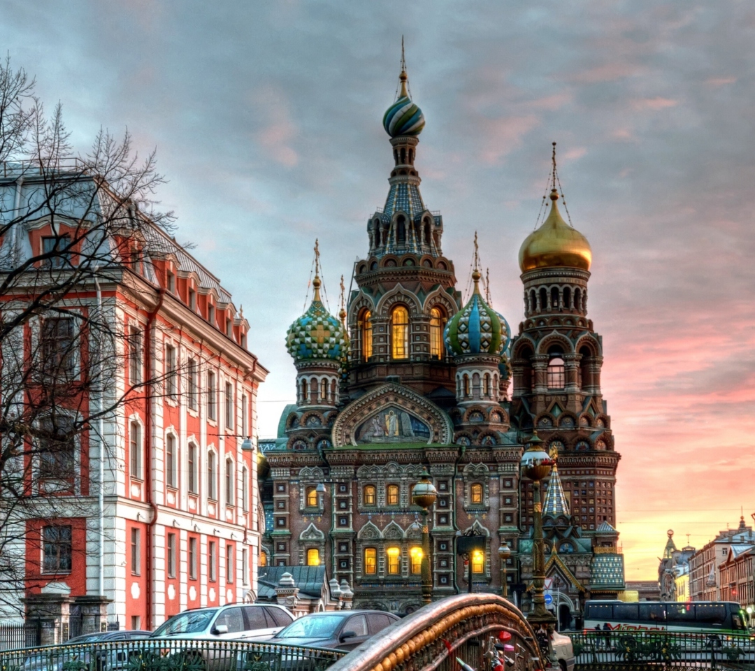 Das Church In Saint-Petersburg Wallpaper 1080x960