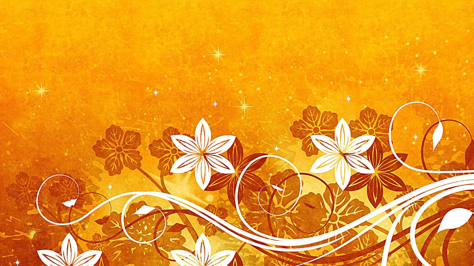 Fondo de pantalla Yellow Patterns 1600x900