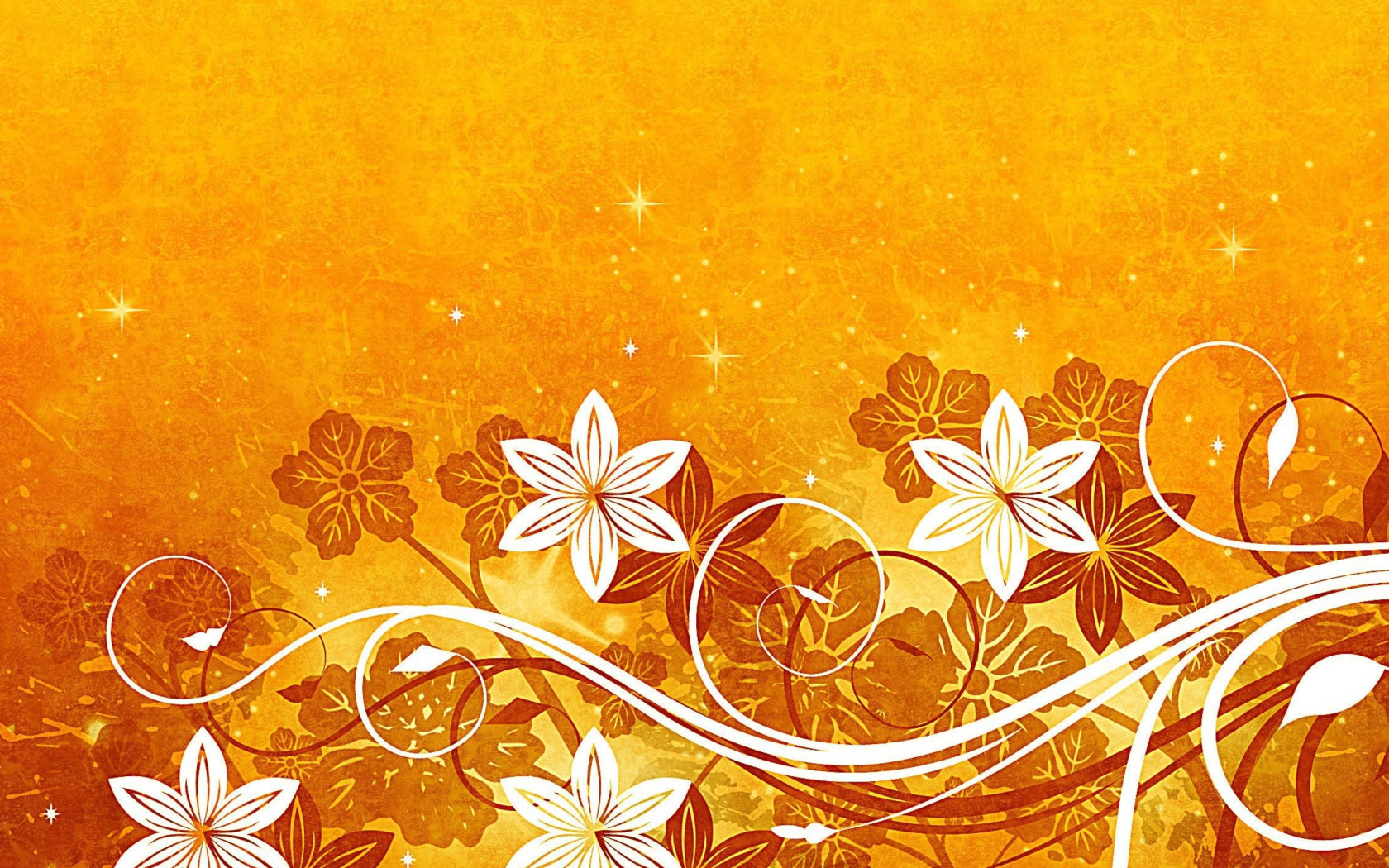 Yellow Patterns wallpaper 1680x1050