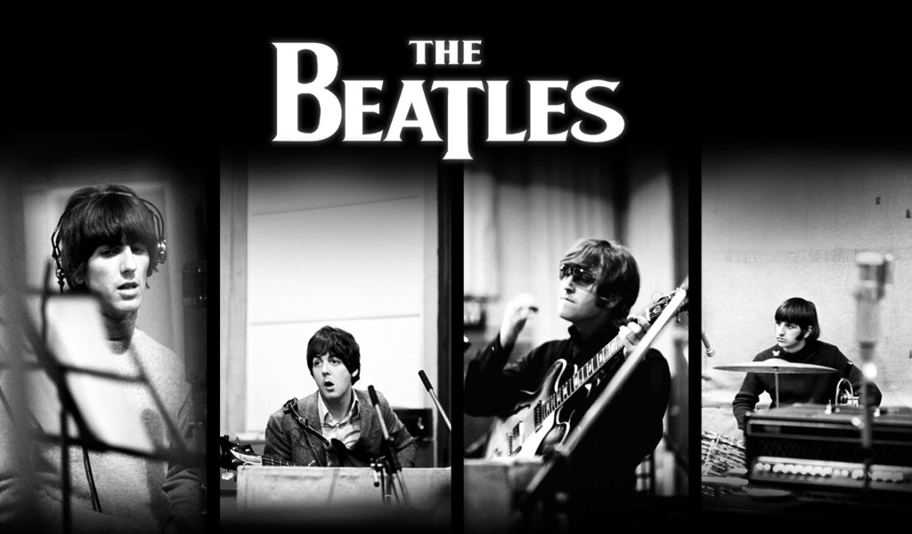 Screenshot №1 pro téma Beatles: John Lennon, Paul McCartney, George Harrison, Ringo Starr 1024x600