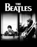 Beatles: John Lennon, Paul McCartney, George Harrison, Ringo Starr wallpaper 128x160