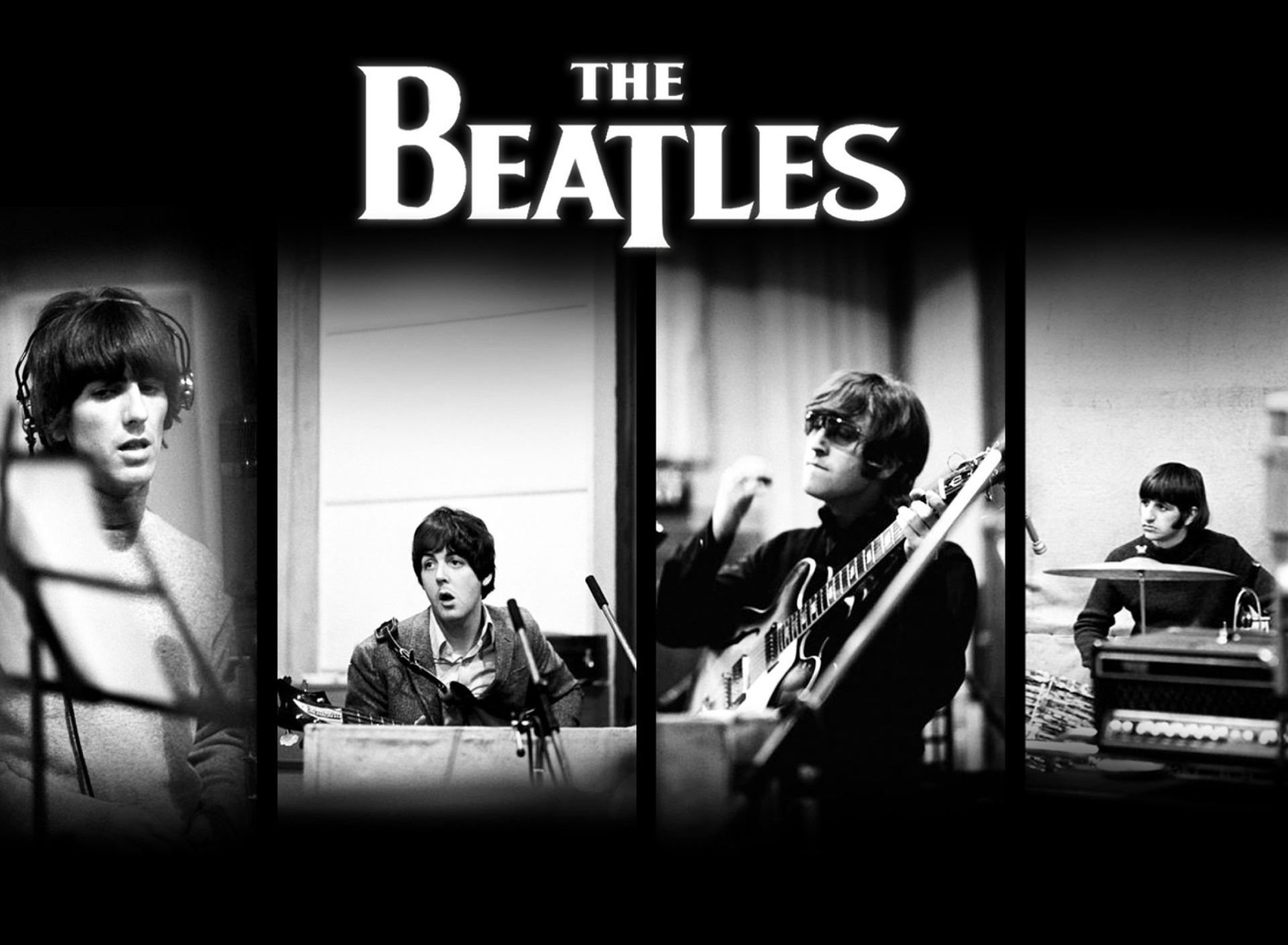 Beatles: John Lennon, Paul McCartney, George Harrison, Ringo Starr wallpaper 1920x1408