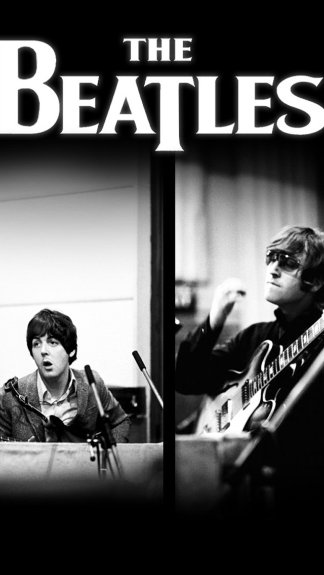 Screenshot №1 pro téma Beatles: John Lennon, Paul McCartney, George Harrison, Ringo Starr 640x1136