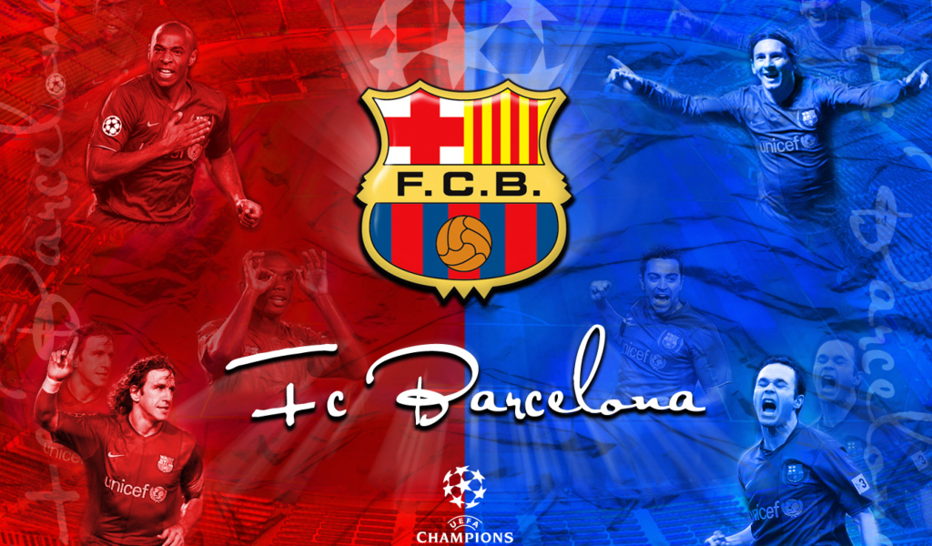 Sport Fc Barcelona wallpaper 1024x600