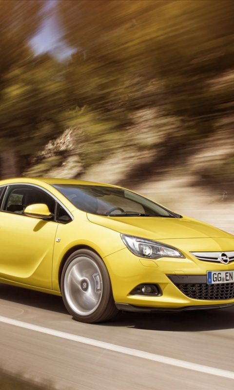 Opel Astra GTC wallpaper 480x800