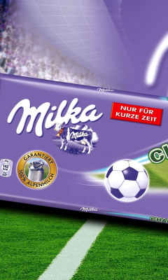Das Milka Chocolate Wallpaper 240x400