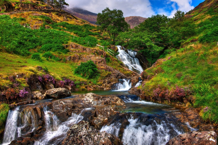 Fondo de pantalla Snowdonia National Park in north Wales