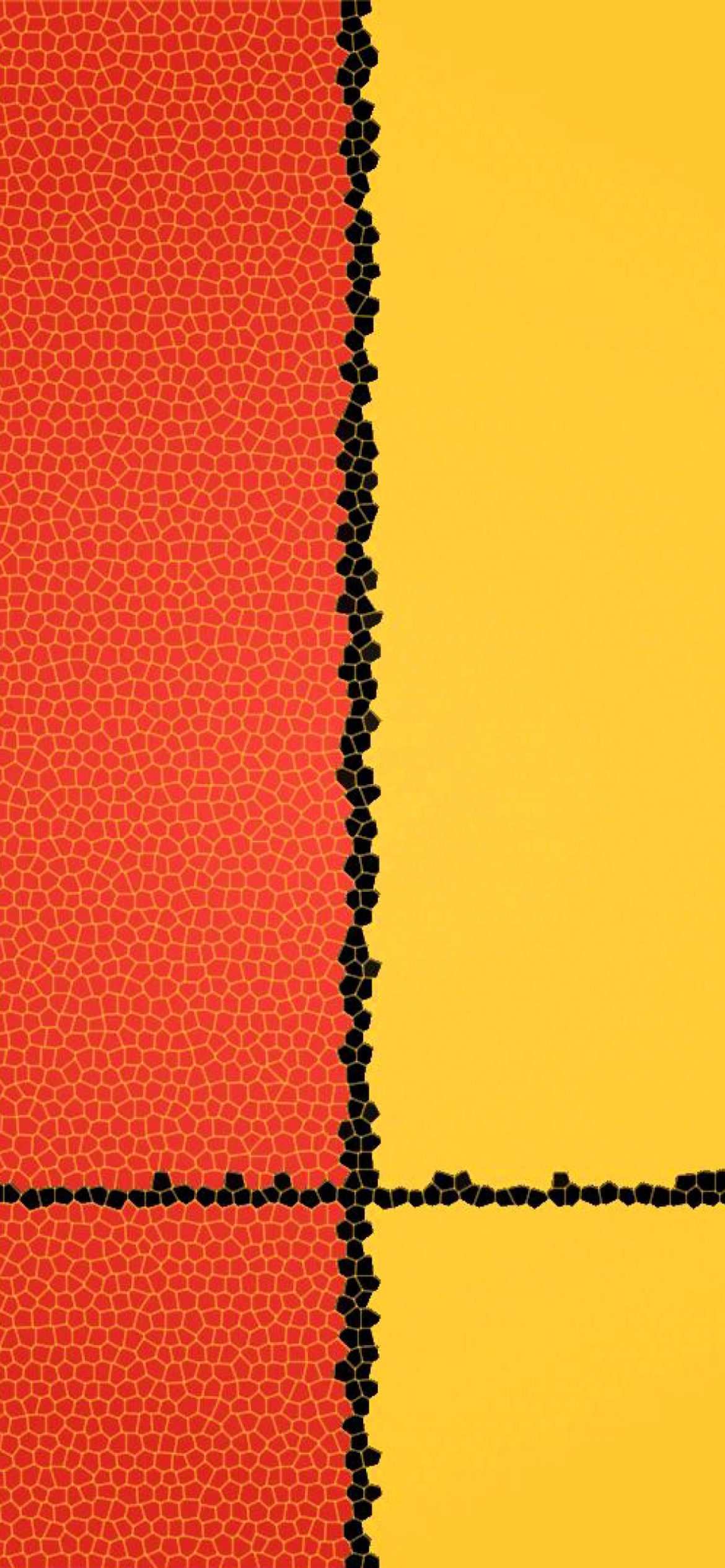 Das Orange Yellow Background Wallpaper 1170x2532