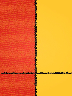 Das Orange Yellow Background Wallpaper 240x320