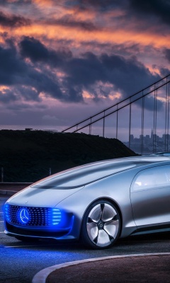 Mercedes Benz Vision wallpaper 240x400