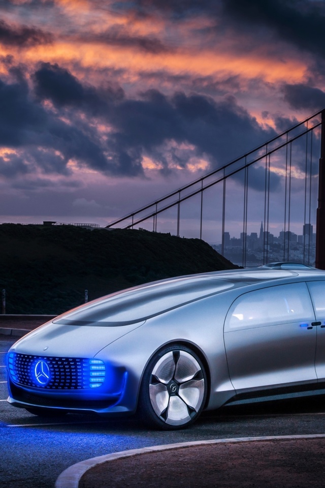 Das Mercedes Benz Vision Wallpaper 640x960