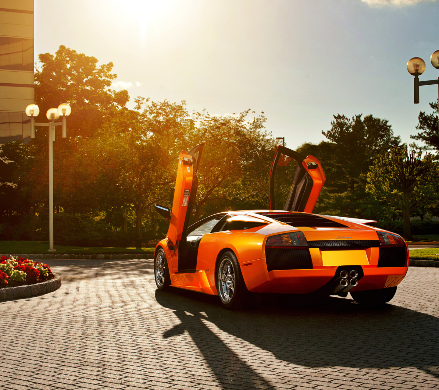 Das Lamborghini Murcielago Wallpaper 1440x1280