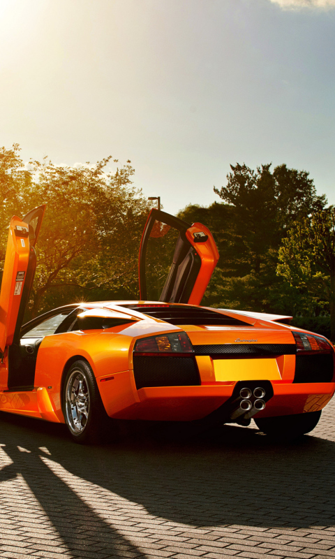 Screenshot №1 pro téma Lamborghini Murcielago 480x800