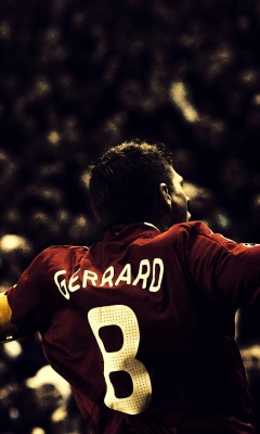 Steven Gerrard Football wallpaper 240x400