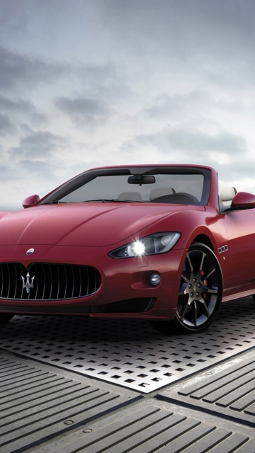 Fondo de pantalla Maserati Grancabrio Sport 360x640