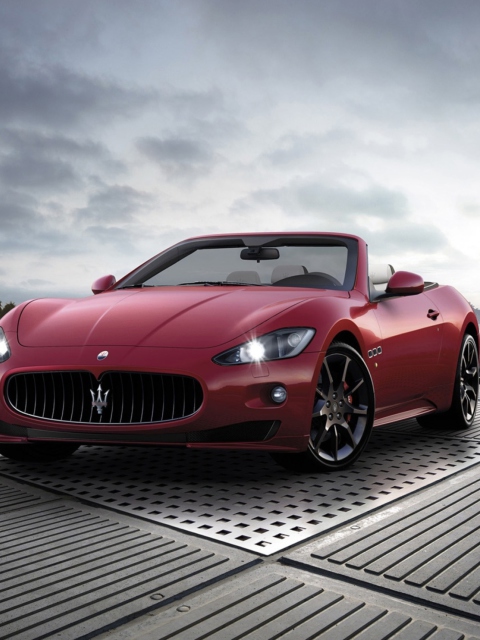 Fondo de pantalla Maserati Grancabrio Sport 480x640