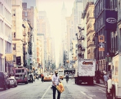 Das New York City Streets Wallpaper 176x144