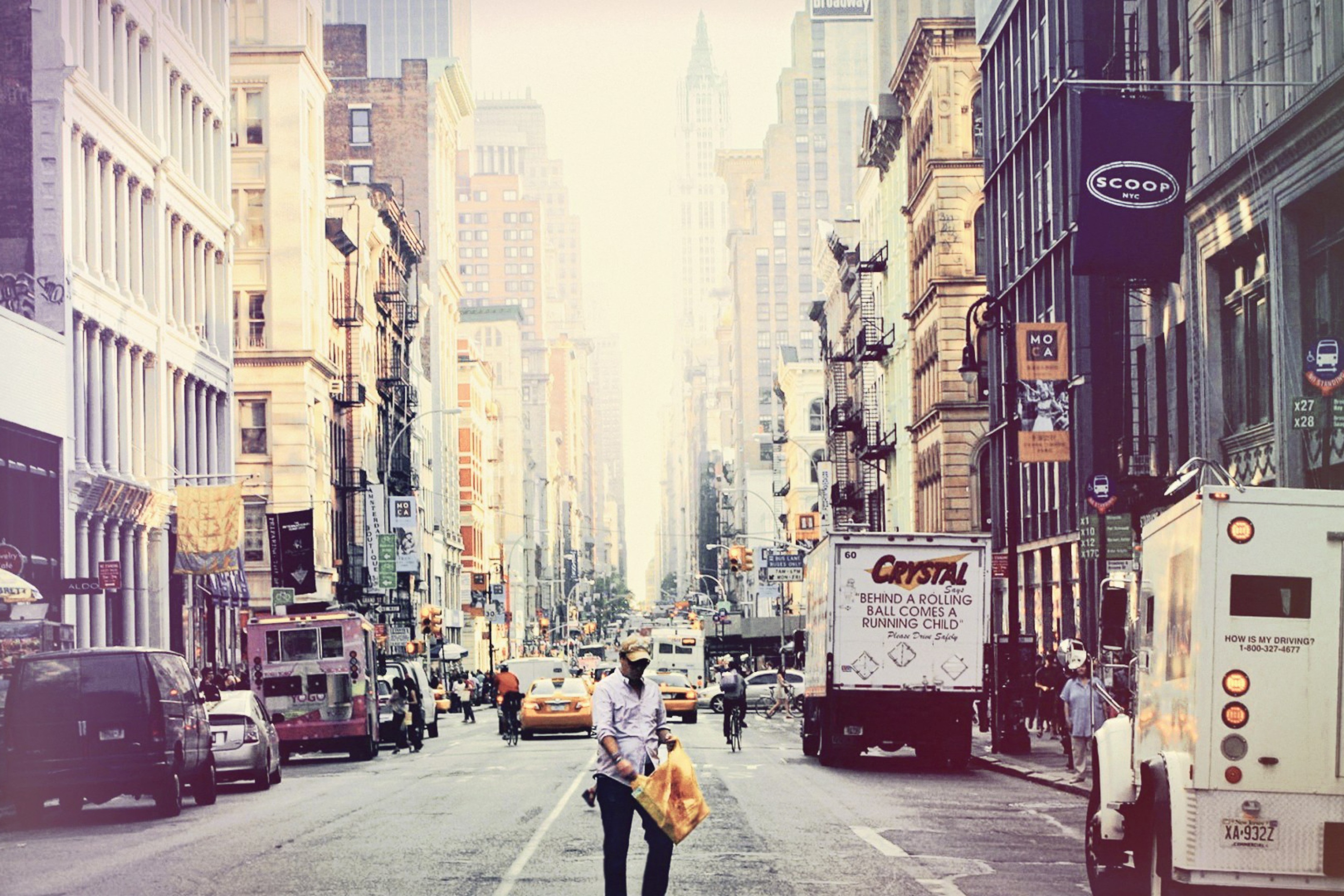 Fondo de pantalla New York City Streets 2880x1920