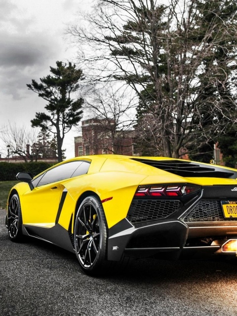 Обои Lamborghini Aventador LP720 4 480x640