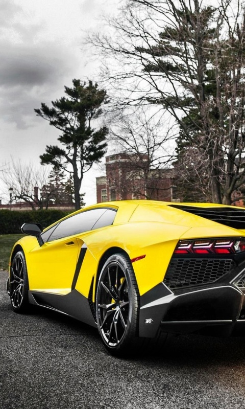 Fondo de pantalla Lamborghini Aventador LP720 4 480x800