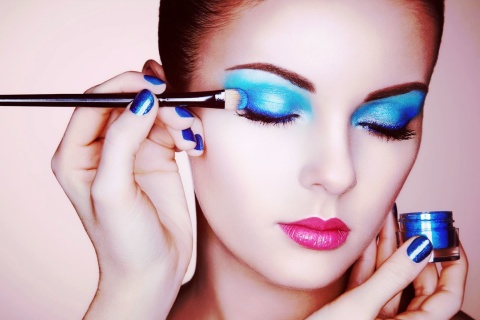 Das Makeup for Model Wallpaper 480x320