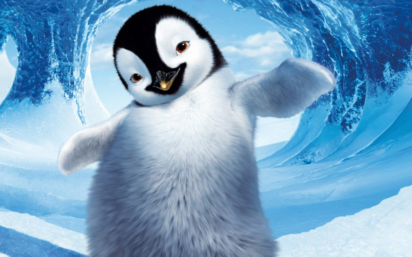 Screenshot №1 pro téma Happy Feet 1440x900