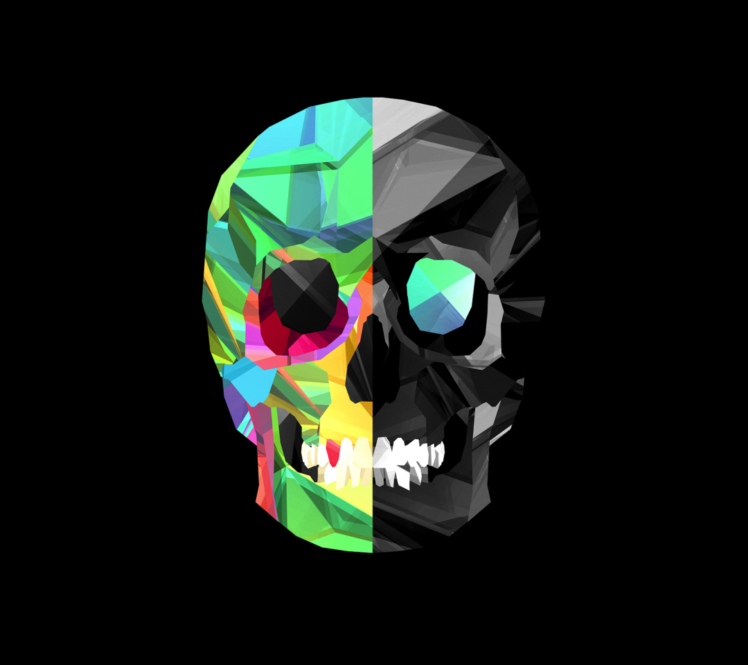 Fondo de pantalla Skull Art 1080x960