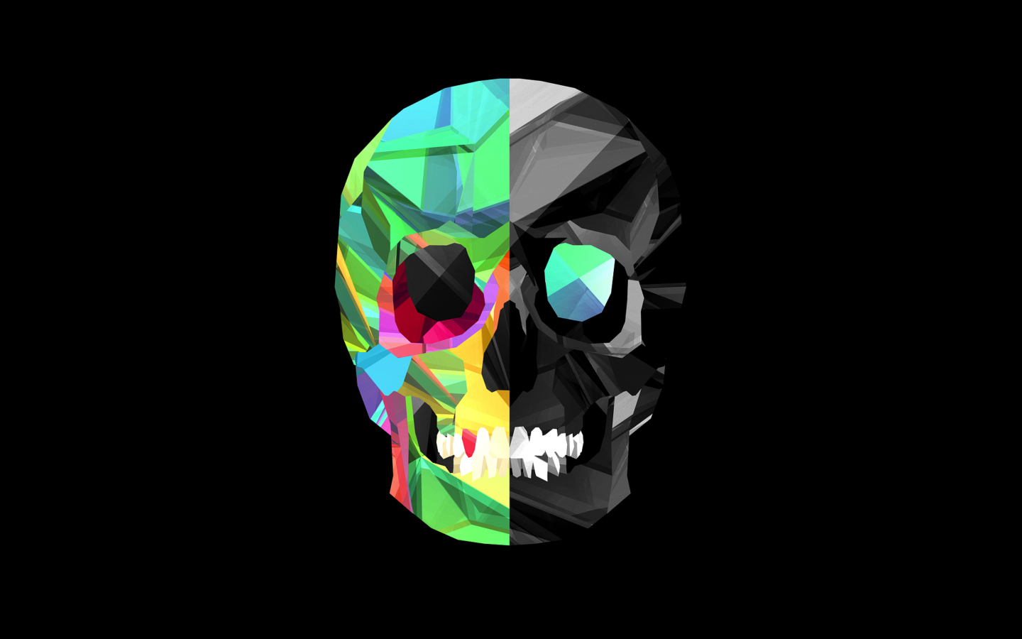 Screenshot №1 pro téma Skull Art 1440x900