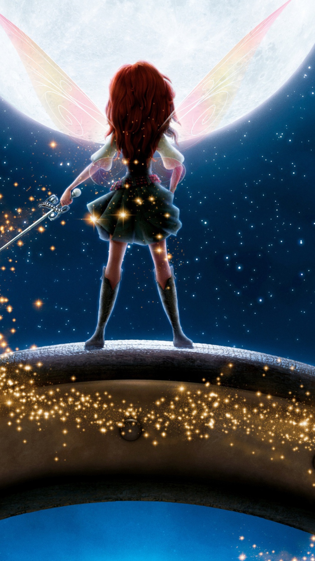 Обои Disney The Pirate Fairy 2014 1080x1920