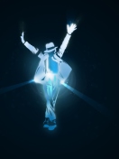 Michael Jackson Dance Illustration wallpaper 132x176