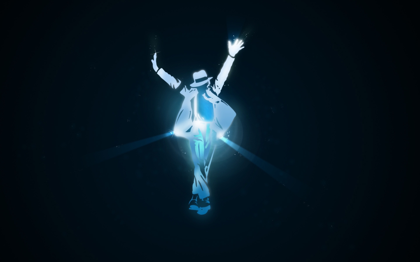 Обои Michael Jackson Dance Illustration 1680x1050