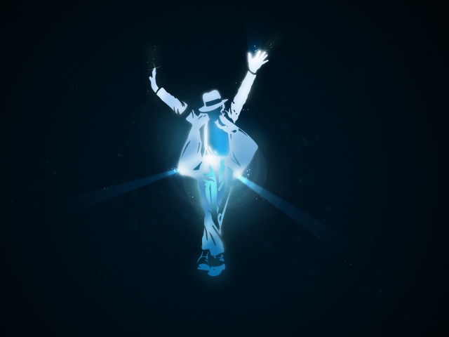 Michael Jackson Dance Illustration wallpaper 640x480