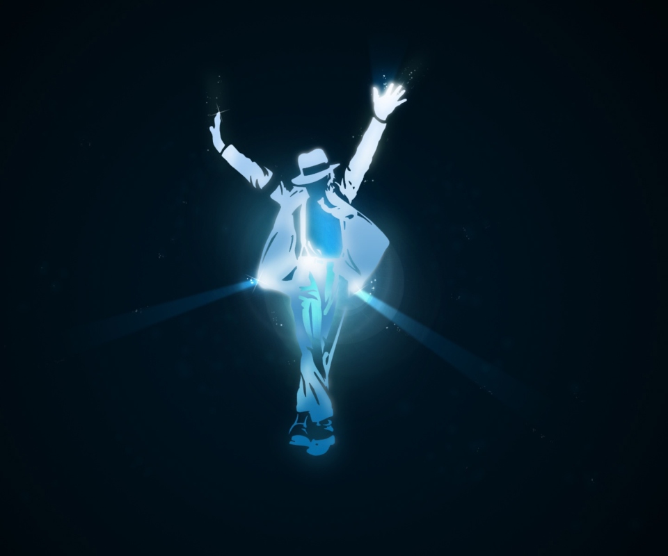 Обои Michael Jackson Dance Illustration 960x800