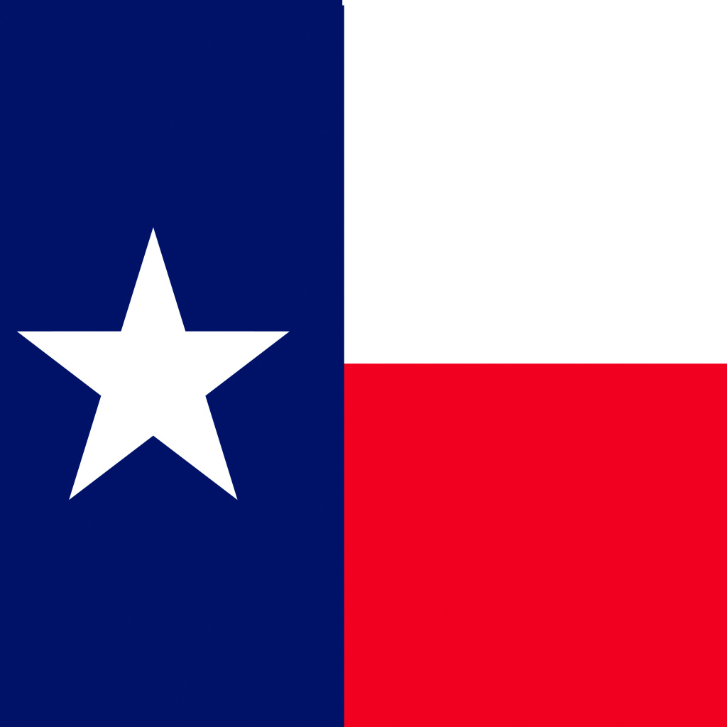 Sfondi USA Texas Flag 1024x1024